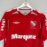 2007/08 INDEPENDIENTE CENTENARY  HOME SHIRT (M) UMBRO