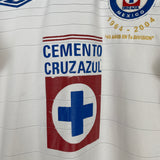 2003/04 CRUZ AZUL *40 YEARS* AWAY SHIRT (L) UMBRO