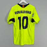 2005/06 BARCELONA RONALDINHO #10 AWAY SHIRT (L) NIKE