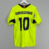 2005/06 BARCELONA RONALDINHO #10 AWAY SHIRT (L) NIKE