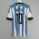 2014/15 ARGENTINA MESSI #10 HOME SHIRT (M) ADIDAS