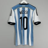 2014/15 ARGENTINA MESSI #10 HOME SHIRT (M) ADIDAS