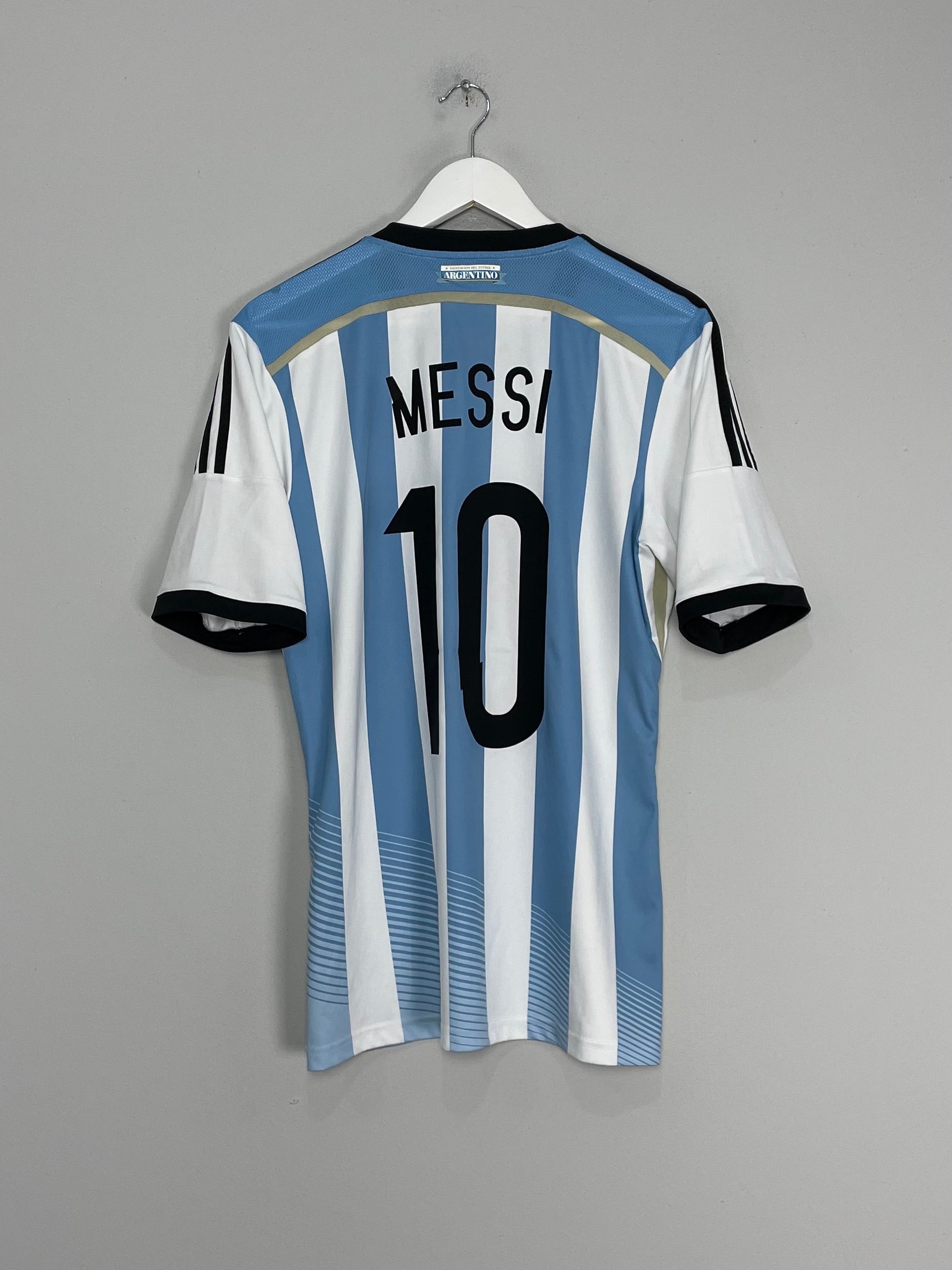 2014/15 ARGENTINA MESSI #10 HOME SHIRT (M) ADIDAS