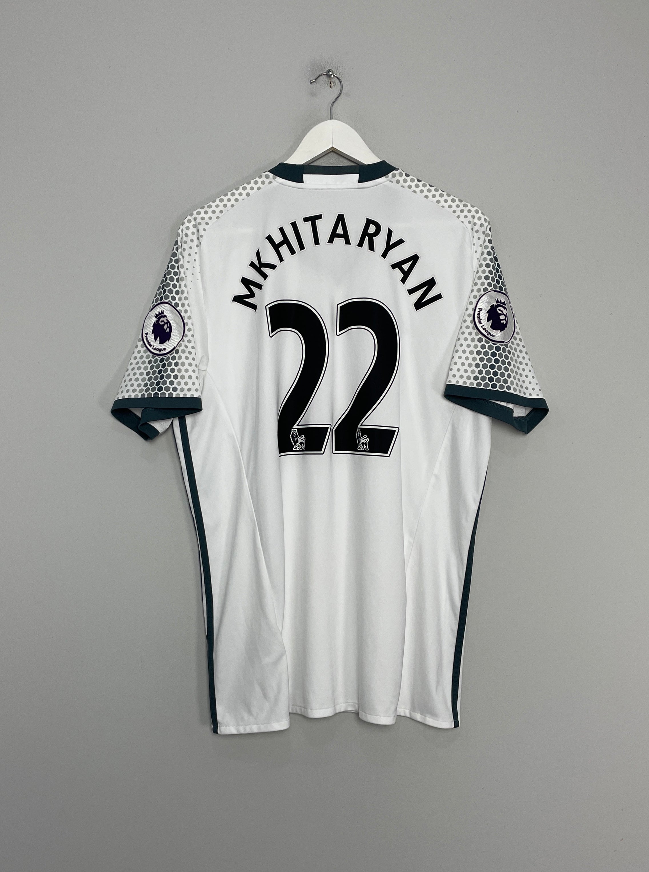 2016/17 MANCHESTER UNITED MKHITARYAN #22 THIRD SHIRT (XL) ADIDAS