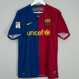 2008/09 BARCELONA MESSI #10 HOME SHIRT (M) NIKE