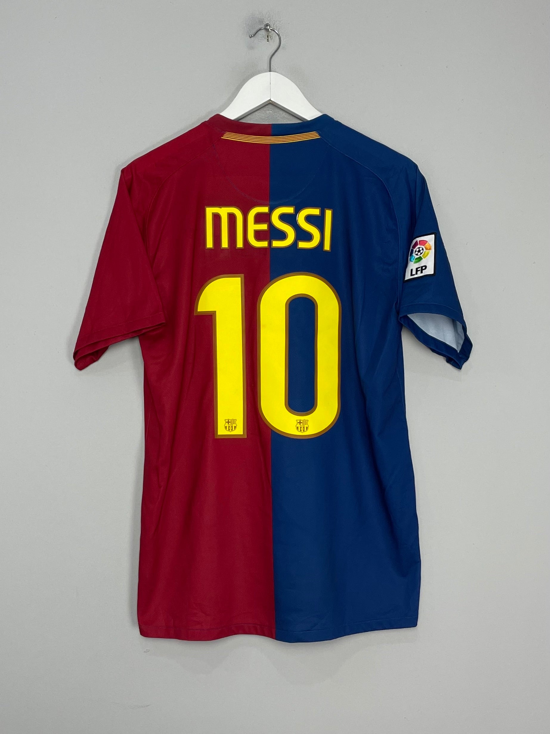 2008/09 BARCELONA MESSI #10 HOME SHIRT (M) NIKE