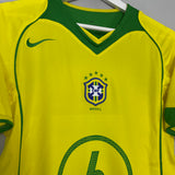 2004/06 BRAZIL R.CARLOS #6 HOME SHIRT (S) NIKE