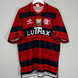 1995/96 FLAMENGO *CENTENARY* HOME SHIRT (XL) UMBRO