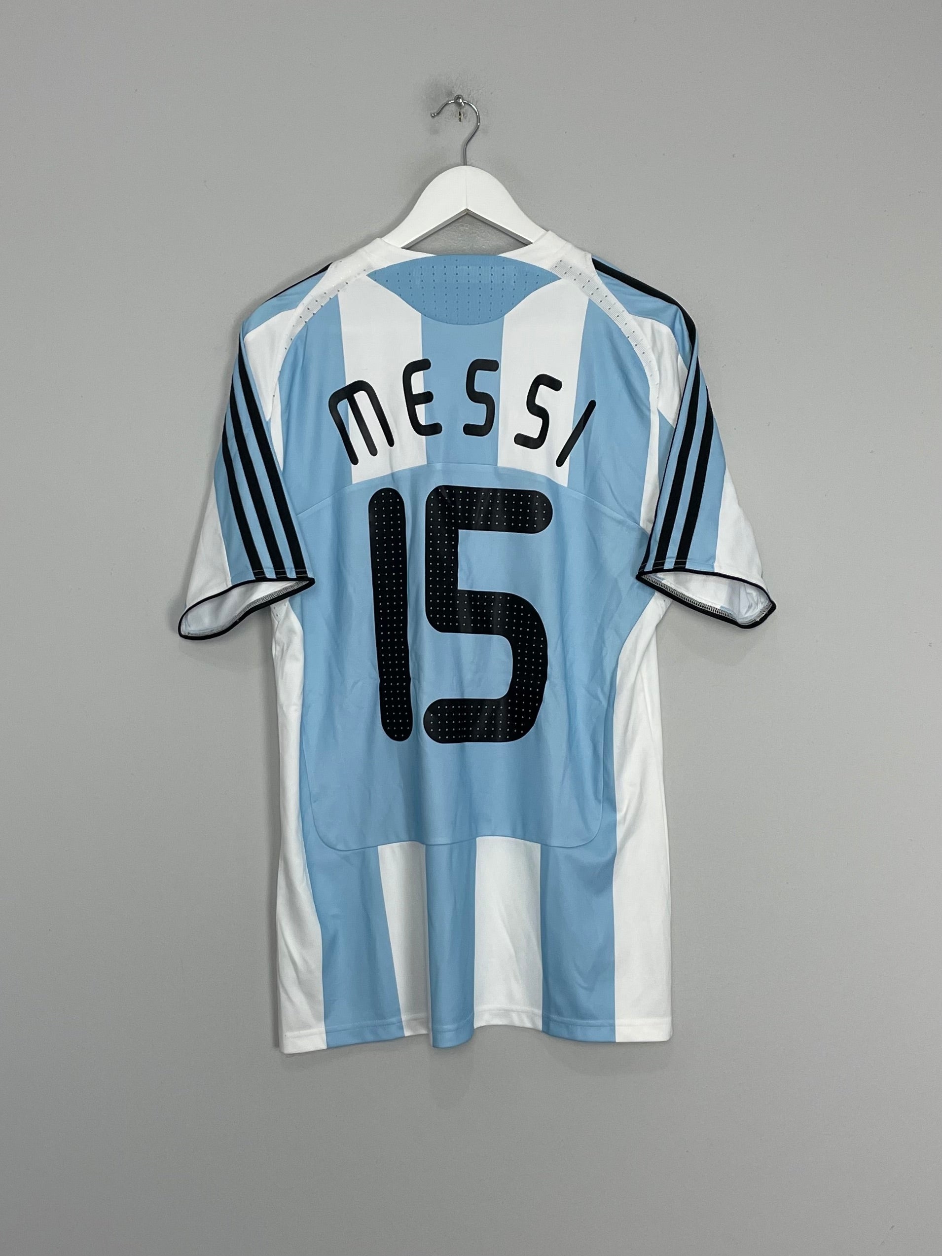 2008/09 ARGENTINA MESSI #15 HOME SHIRT (M) ADIDAS