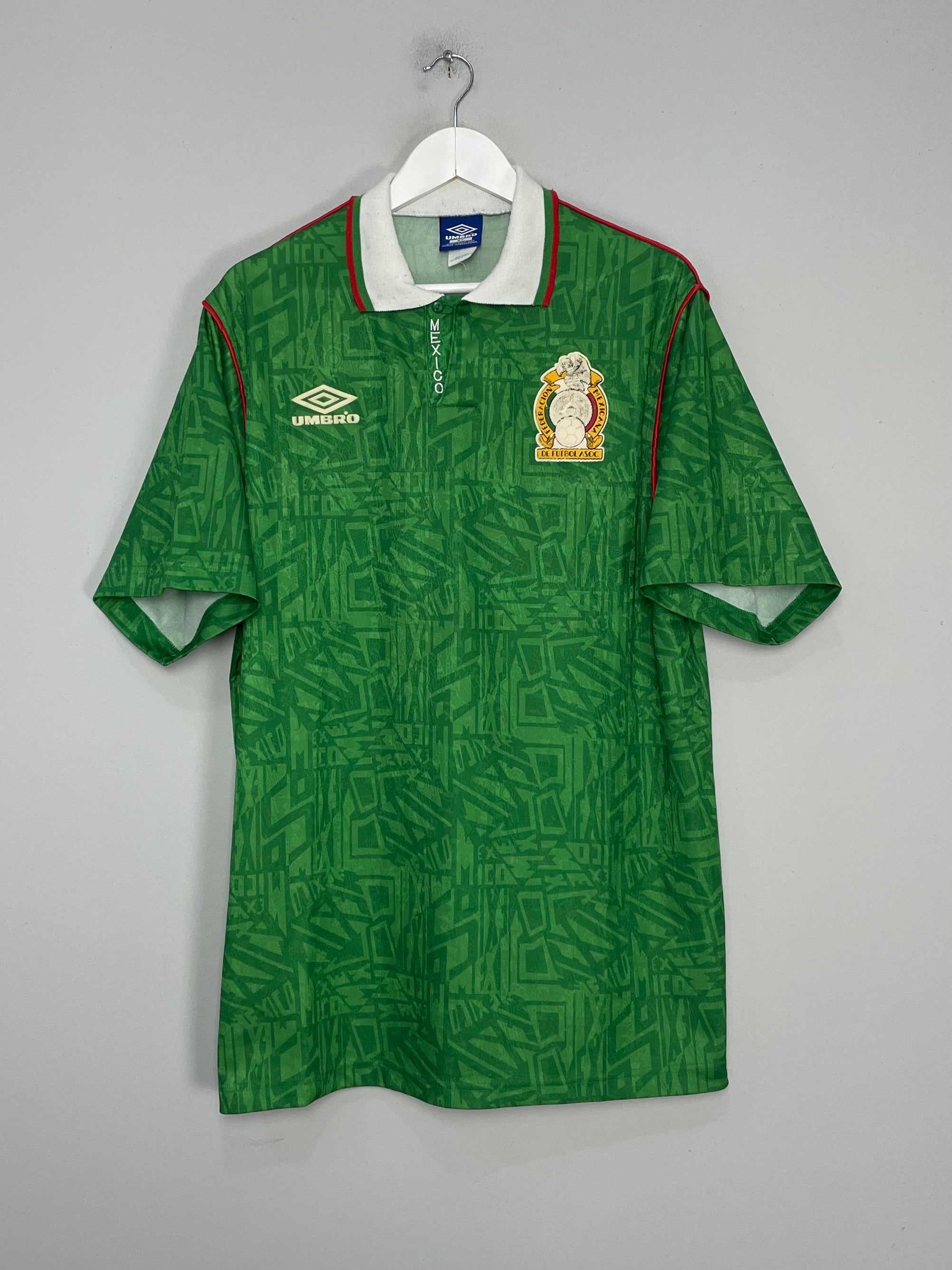 1994 MEXICO HOME SHIRT (XL) UMBRO