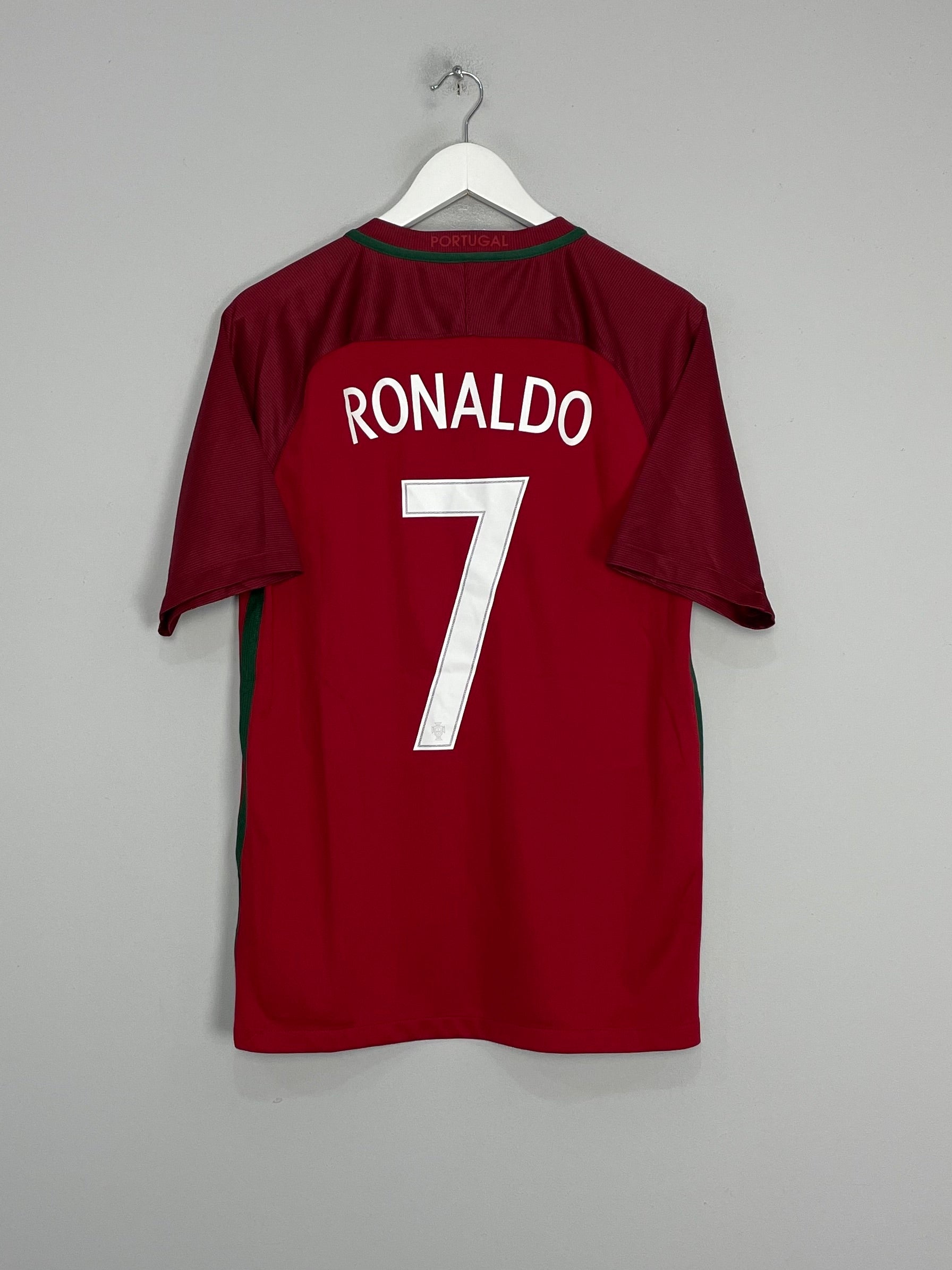 2016/18 PORTUGAL RONALDO #7 HOME SHIRT (M) NIKE