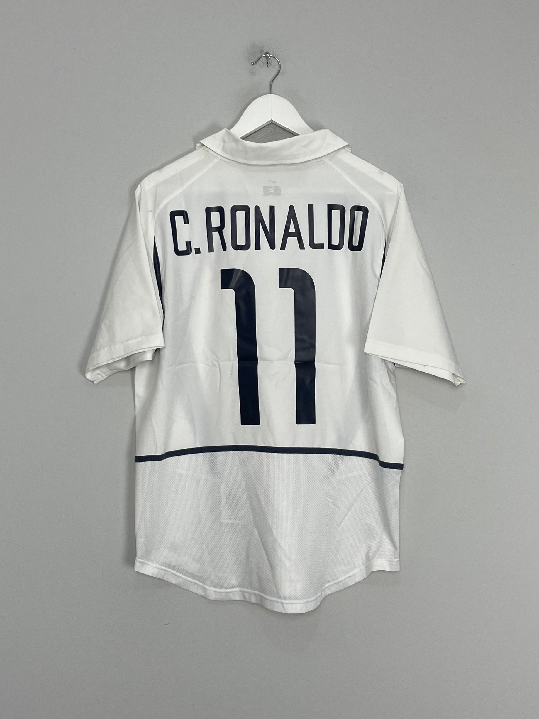 2002/04 PORTUGAL C.RONALDO #11 AWAY SHIRT (M) NIKE