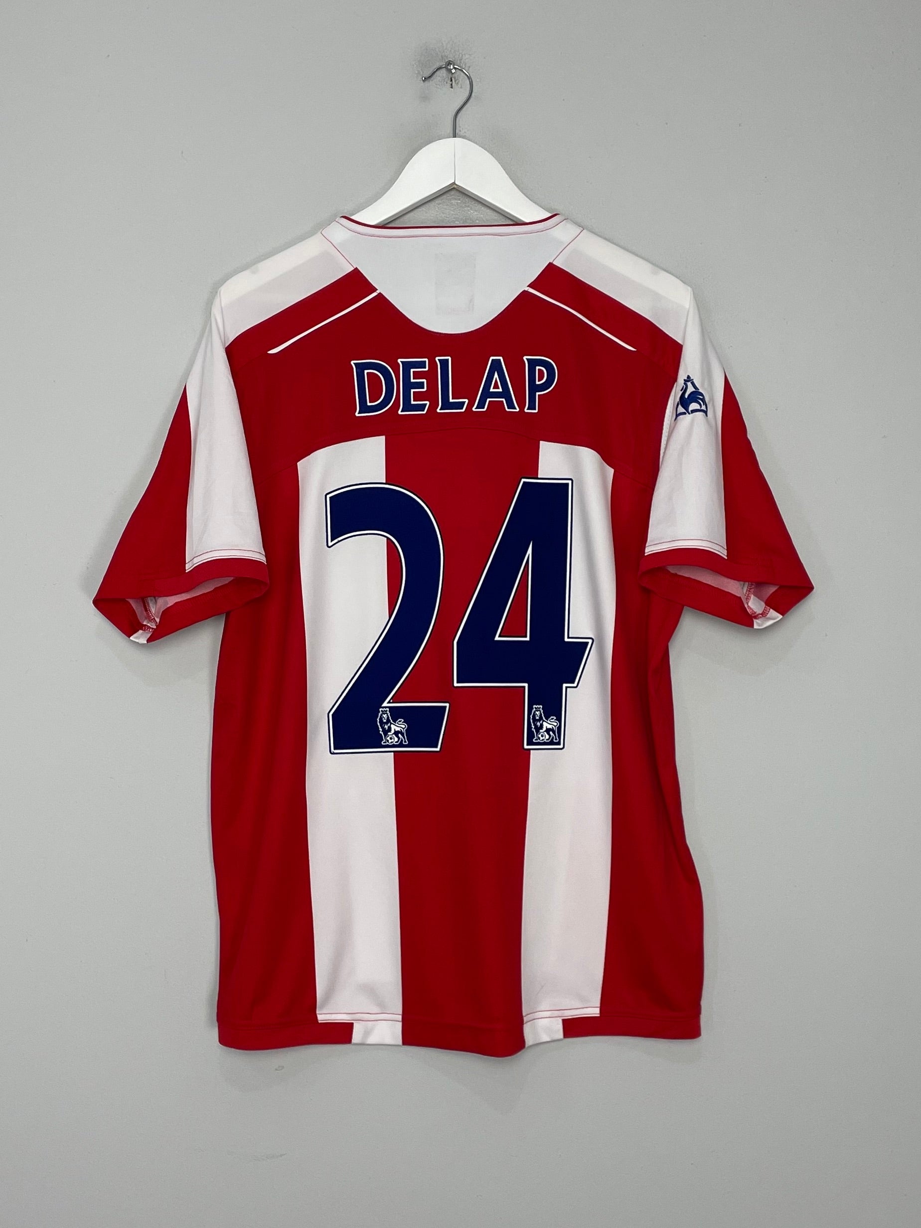 2008/09 STOKE CITY DELAP #24 HOME SHIRT (L) LE COQ