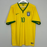 2014/15 BRAZIL NEYMAR JR #10 HOME SHIRT (XL) NIKE