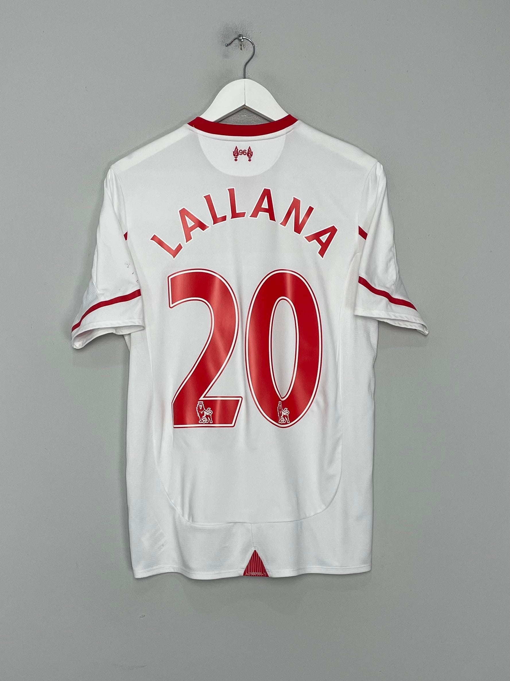 2015/16 LIVERPOOL LALLANA #20 AWAY SHIRT (M) NEW BALANCE