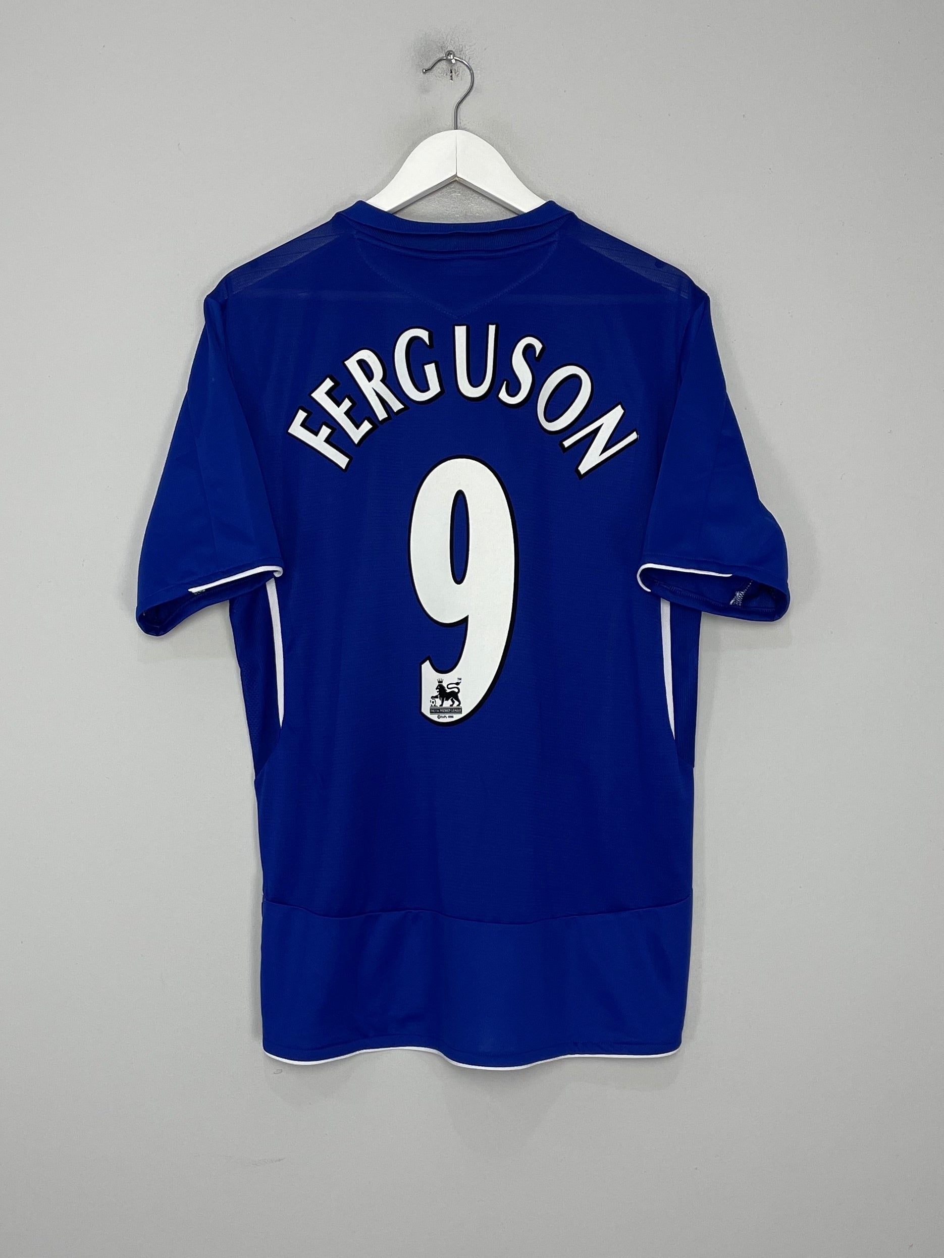 2005/06 EVERTON FERGUSON #9 HOME SHIRT (L) UMBRO