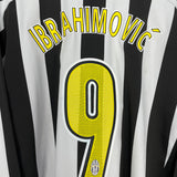 2005/06 JUVENTUS IBRAHIMOVIC #9 L/S HOME SHIRT (L) NIKE