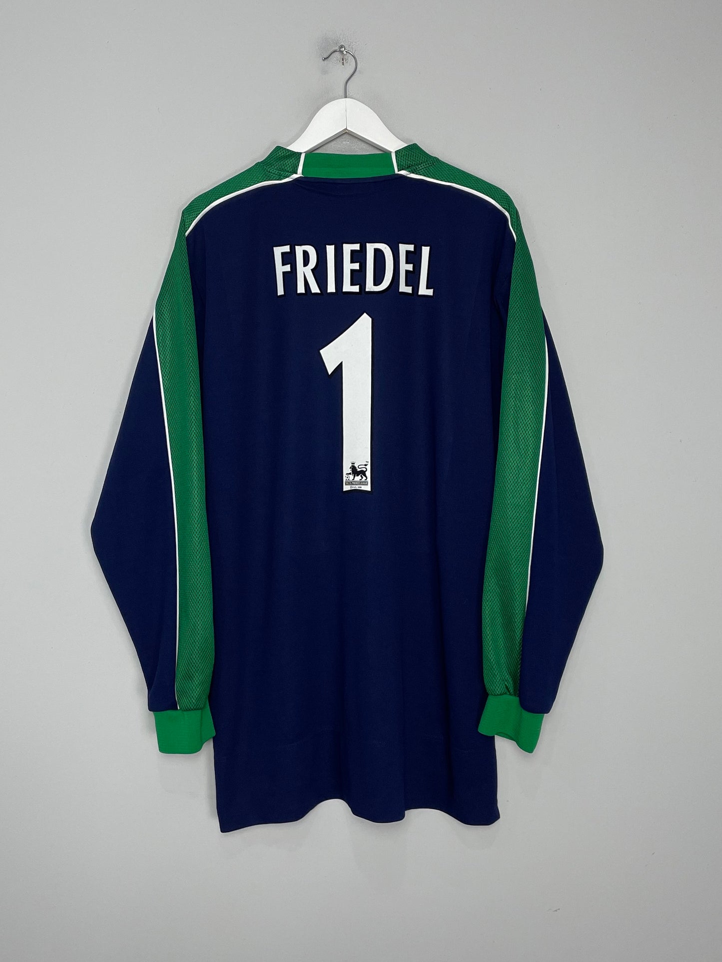 2000/02 BLACKBURN ROVERS FRIEDEL #1 GK SHIRT (XXL) KAPPA