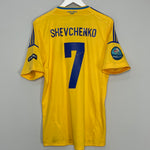 2011/13 UKRAINE SHEVCHENKO #7 HOME SHIRT (L) ADIDAS