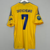 2011/13 UKRAINE SHEVCHENKO #7 HOME SHIRT (L) ADIDAS