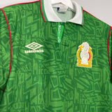 1994 MEXICO HOME SHIRT (M) UMBRO