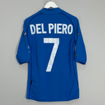 2002 ITALY DEL PIERO #7 HOME SHIRT (M) KAPPA