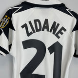 1998/99 JUVENTUS ZIDANE #21 AWAY SHIRT (S) KAPPA