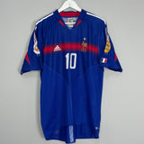 2004/06 FRANCE ZIDANE #10 HOME SHIRT (L) ADIDAS