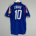 2004/06 FRANCE ZIDANE #10 HOME SHIRT (L) ADIDAS