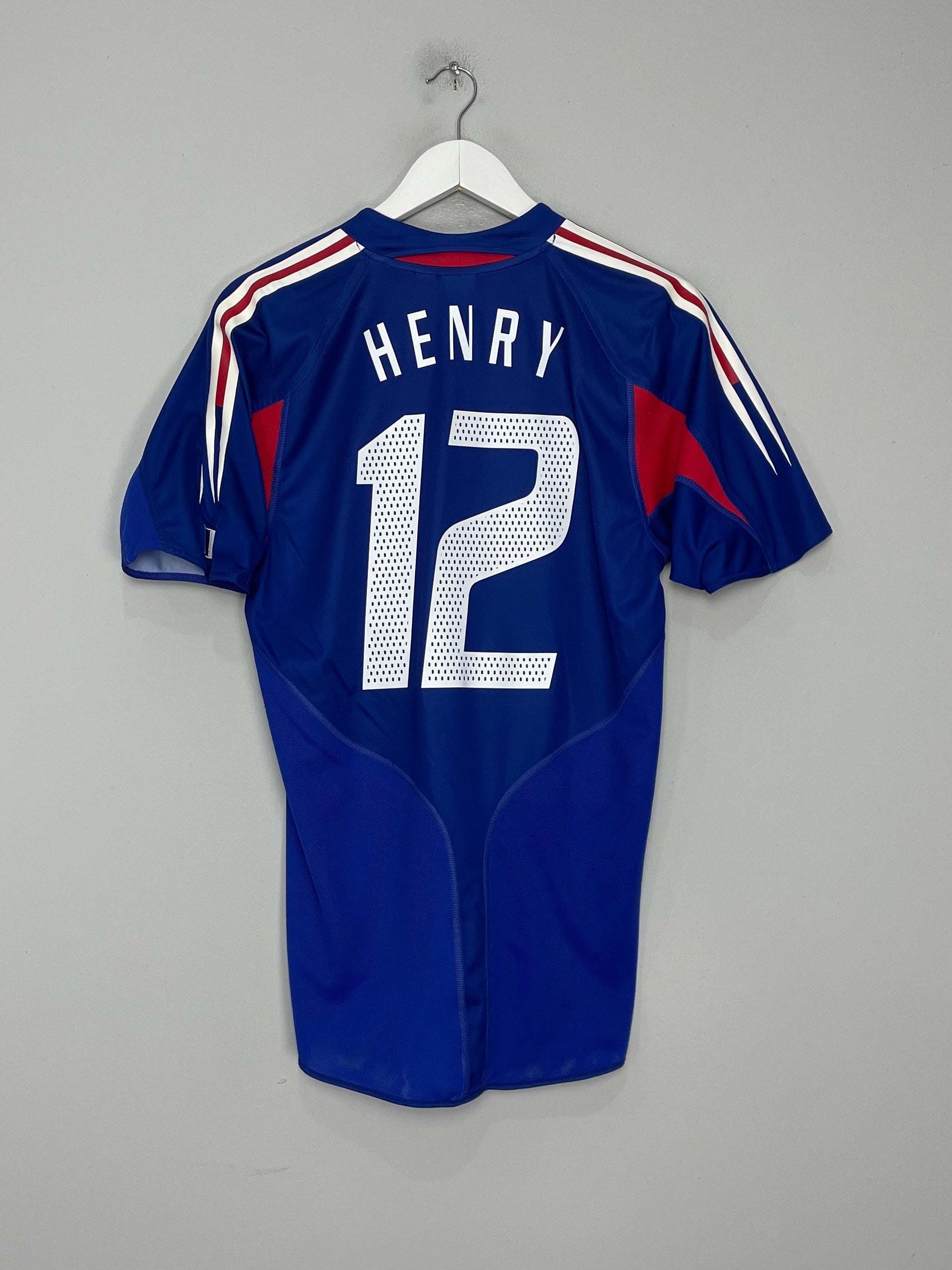 2004/06 FRANCE HENRY #12 HOME SHIRT (S) ADIDAS