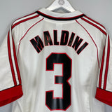 1998/99 AC MILAN MALDINI #3 AWAY SHIRT (L) ADIDAS