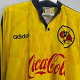 1996/99 CLUB AMERICA L/S HOME SHIRT (XL) ADIDAS