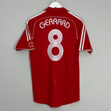 2006/08 LIVERPOOL GERRARD #8 C/L FINAL HOME SHIRT (S) ADIDAS