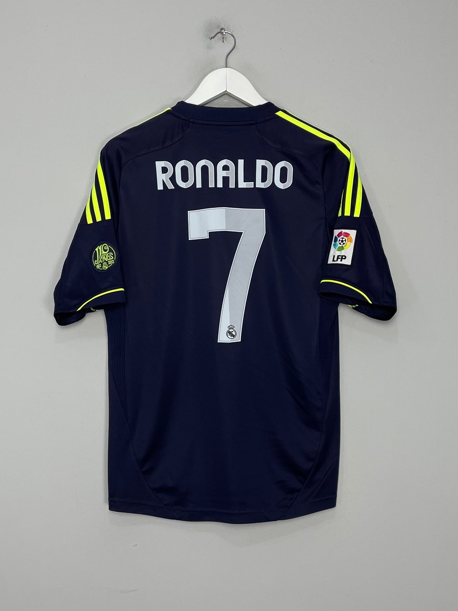 2012/13 REAL MADRID RONALDO #7 AWAY SHIRT (M) ADIDAS