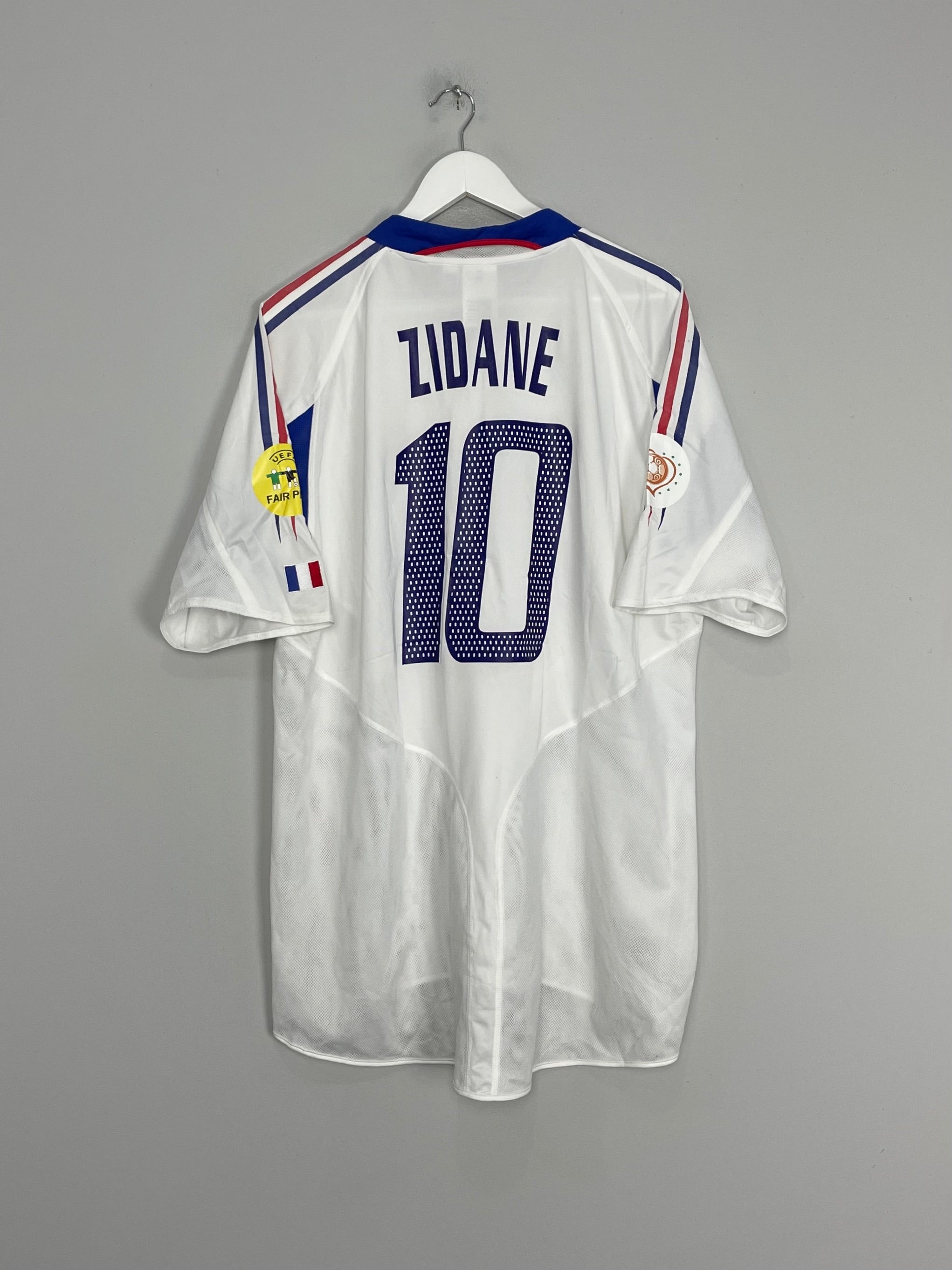 2004/06 FRANCE ZIDANE #10 AWAY SHIRT (XL) ADIDAS