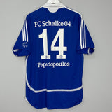 2007/08 SCHALKE PAPADOPOULOS #14 HOME SHIRT (XL) ADIDAS