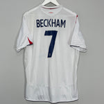 2005/07 ENGLAND BECKHAM #7 HOME SHIRT (XL) UMBRO