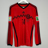 2014/15 MEXICO CHICHARITO #14 L/S AWAY SHIRT (S) ADIDAS