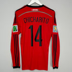 2014/15 MEXICO CHICHARITO #14 L/S AWAY SHIRT (S) ADIDAS