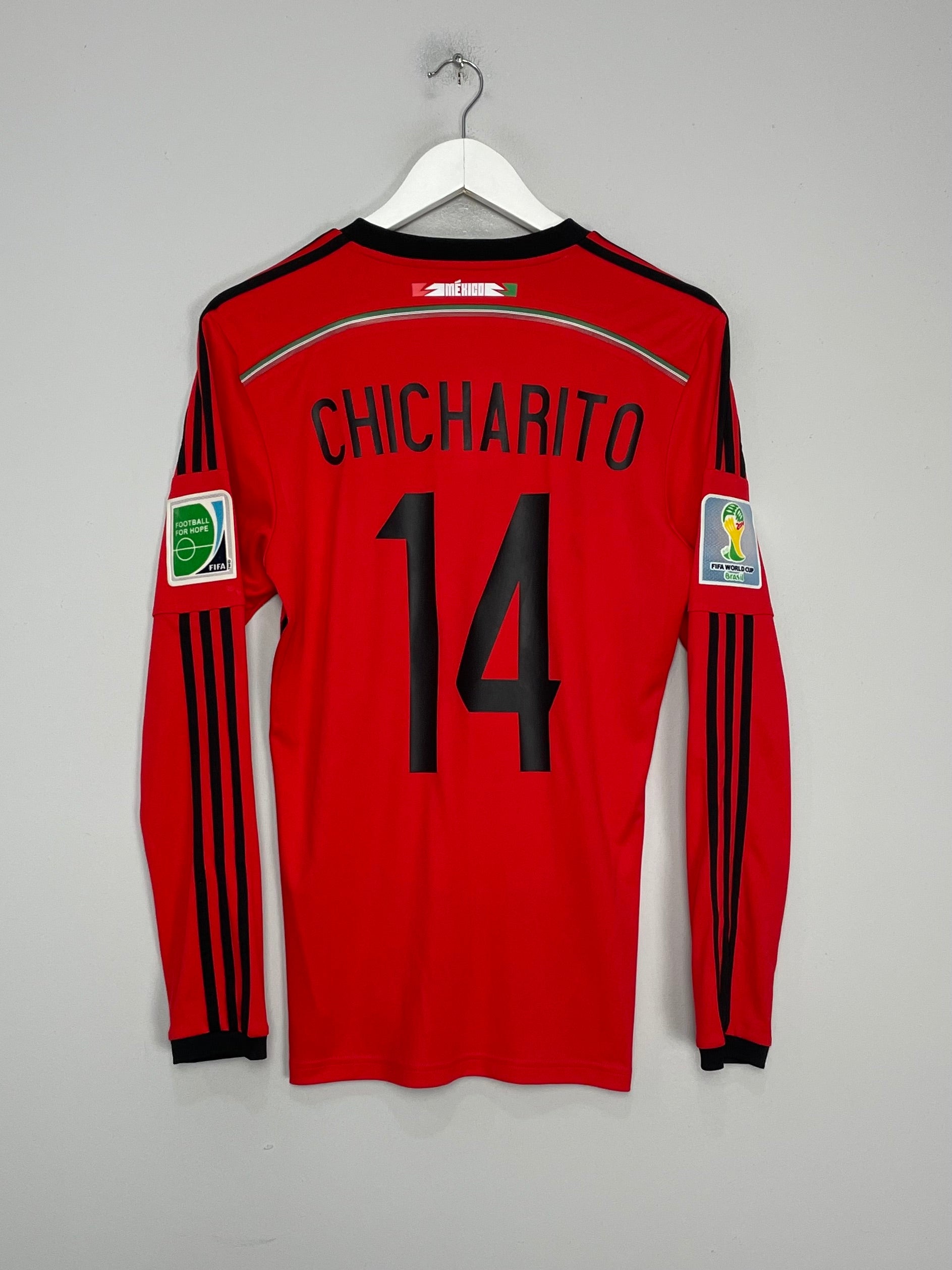 2014/15 MEXICO CHICHARITO #14 L/S AWAY SHIRT (S) ADIDAS