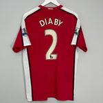 2008/10 ARSENAL DIABY #2 HOME SHIRT (L) NIKE