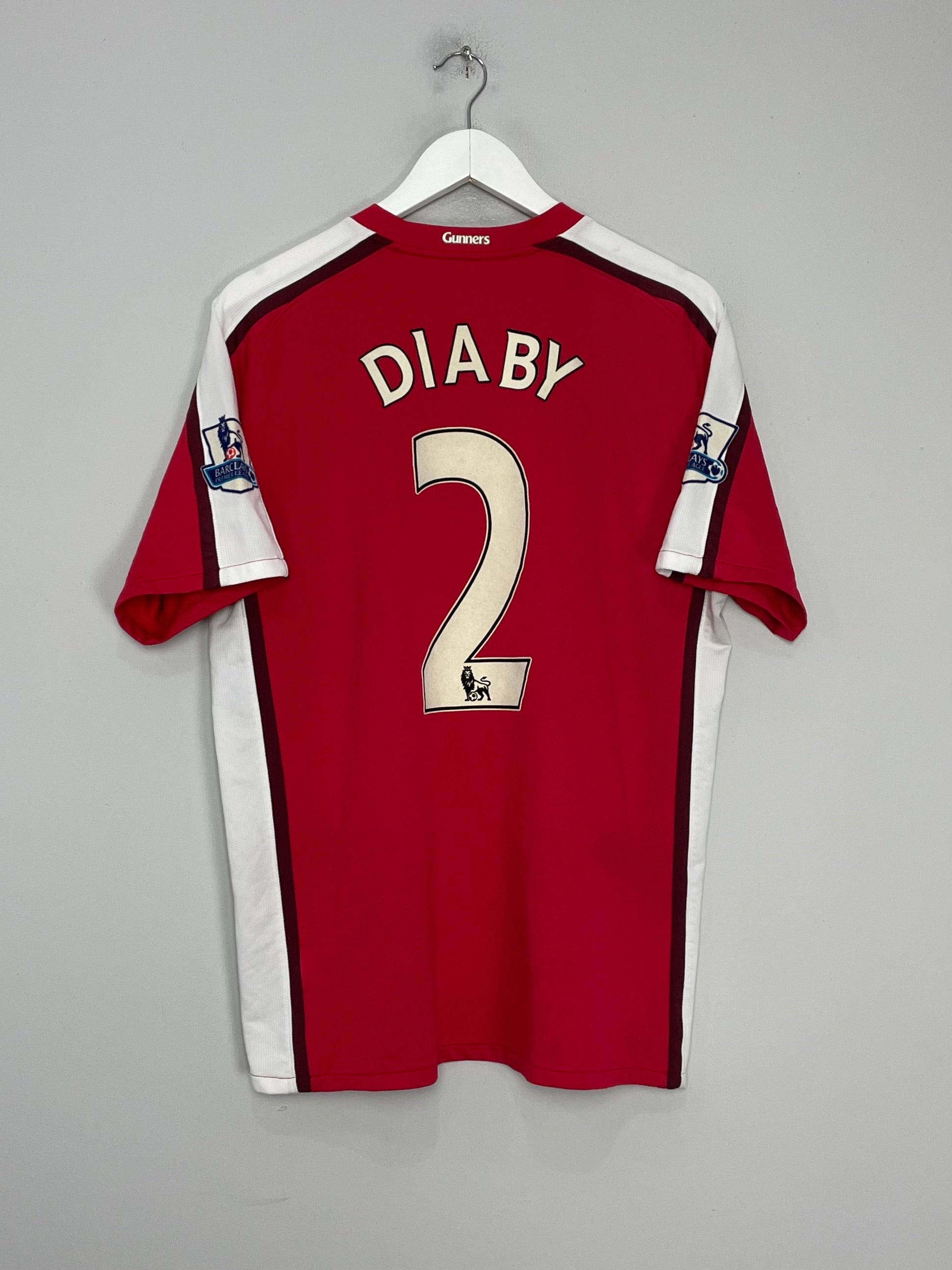 2008/10 ARSENAL DIABY #2 HOME SHIRT (L) NIKE