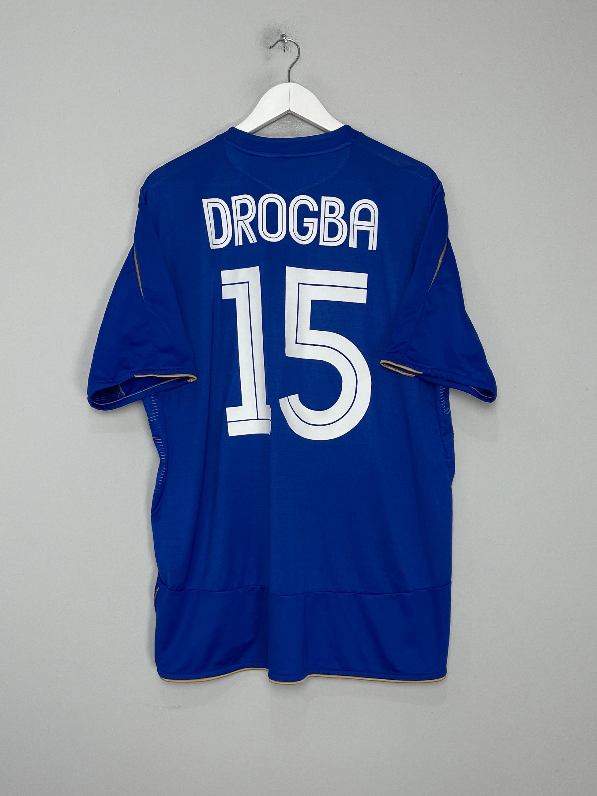 2005/06 CHELSEA DROGBA #11 *CENTENARY* HOME SHIRT (XXXL) UMBRO