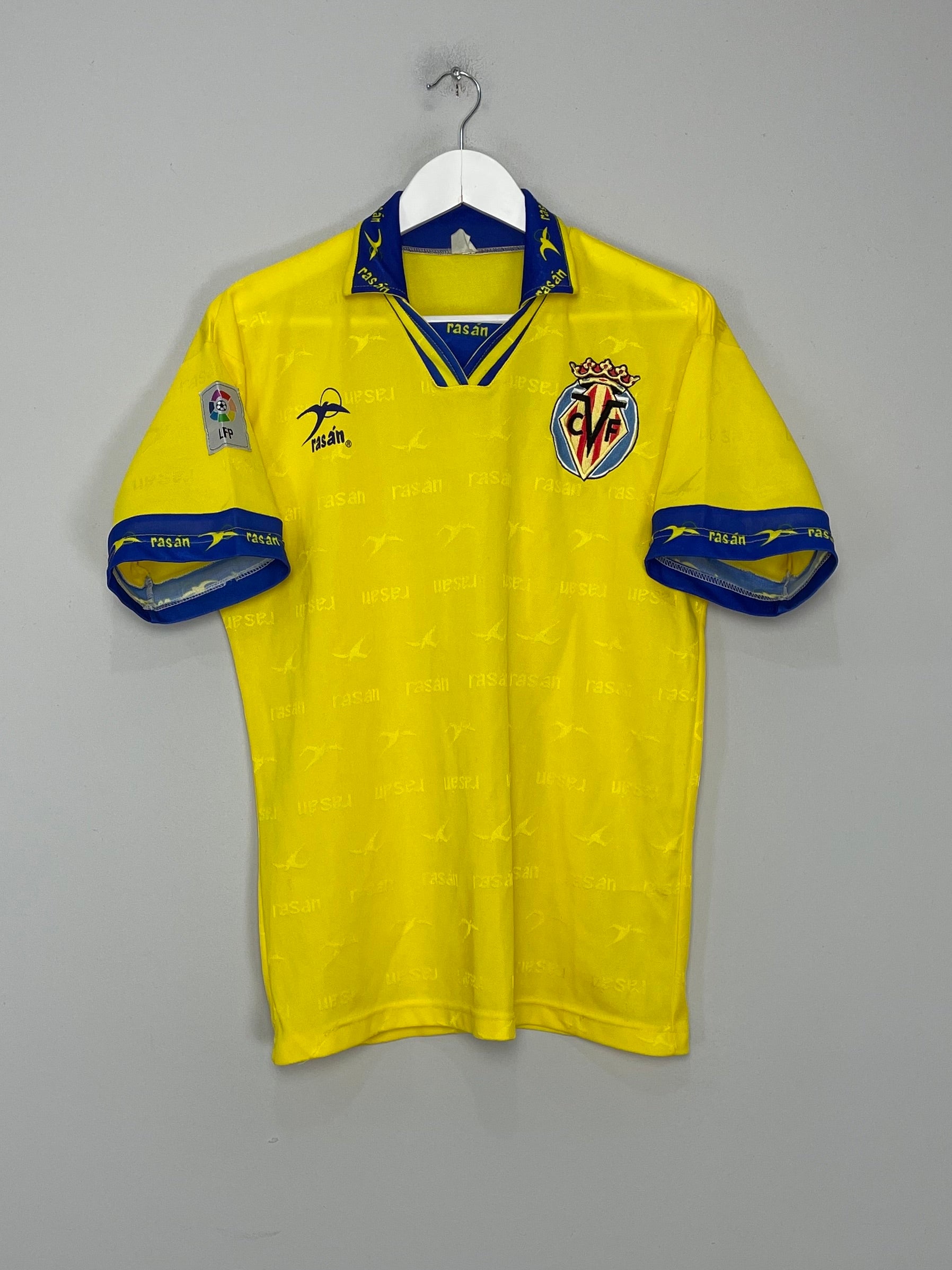 1996/97 VILLAREAL HOME SHIRT (M) RASAN