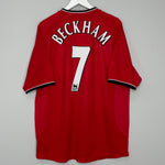 2000/02 MANCHESTER UNITED BECKHAM #7 HOME SHIRT (XL) UMBRO