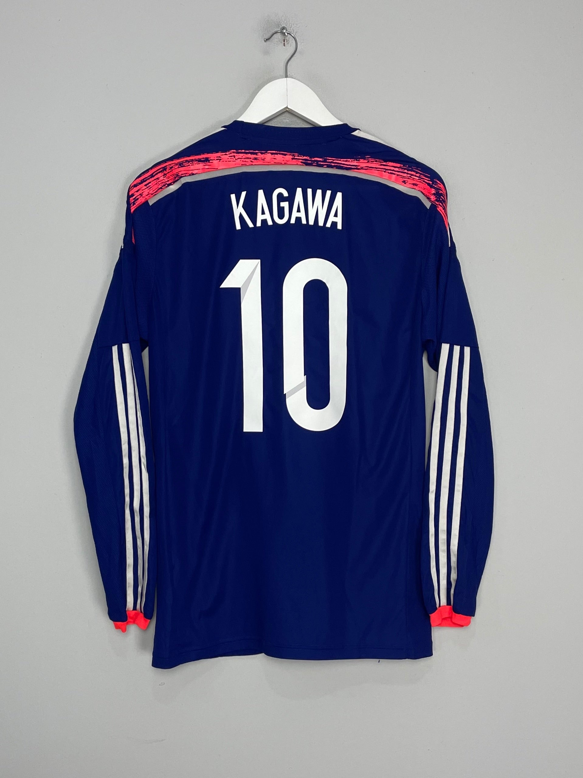 2014/16 JAPAN KAGAWA #10 *PLAYER ISSUE* L/S HOME SHIRT (M) ADIDAS