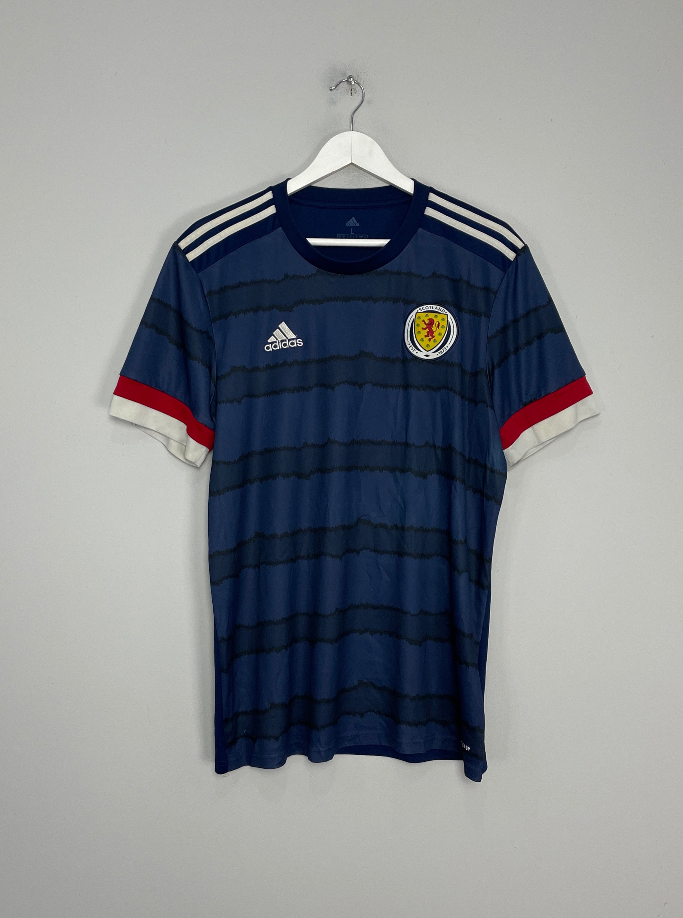 2020/21 SCOTLAND HOME SHIRT (L) ADIDAS