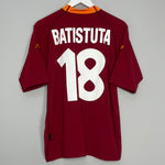 2000/01 ROMA BATISTUTA #18 HOME SHIRT (XXL) KAPPA