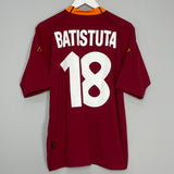 2000/01 ROMA BATISTUTA #18 HOME SHIRT (XXL) KAPPA