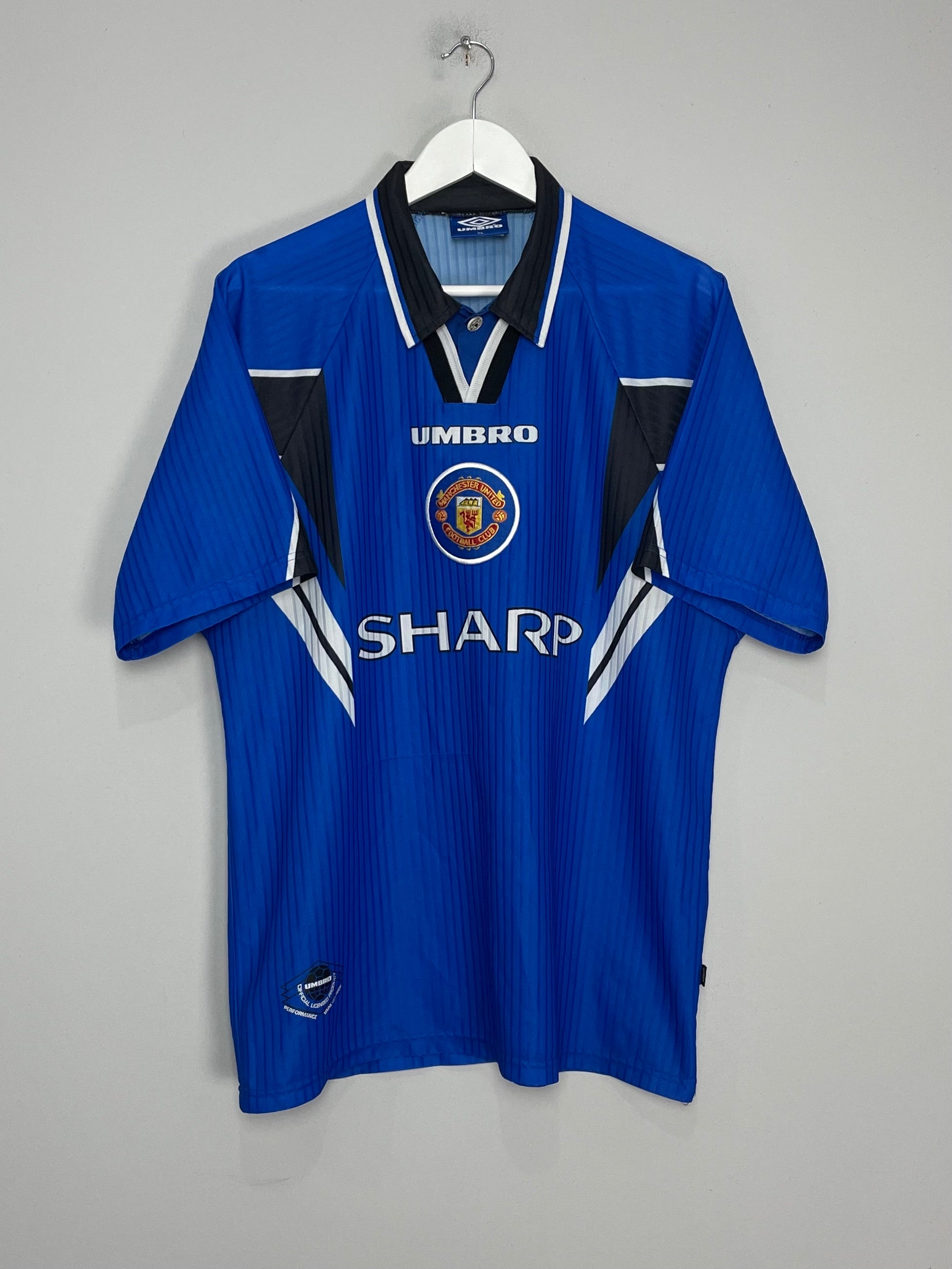 1997/98 MANCHESTER UNITED THIRD SHIRT (XL) UMBRO